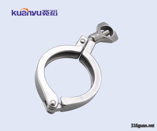 卫生级卡箍-卫生级拷贝林-304不锈钢管道配件厂家配图